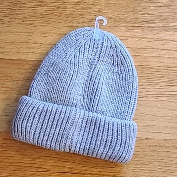 Nordstrom Grey Knit Beanie, NWT - Picture 2 of 3